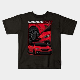 VB WRX in Ignition Red Kids T-Shirt